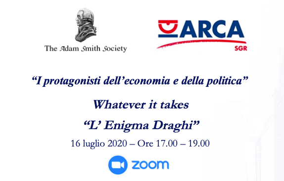 I protagonisti dell’economia e della politica. Whatever it takes: “L’ Enigma Draghi”